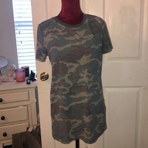 Forever 21 Camo T-shirt Dress